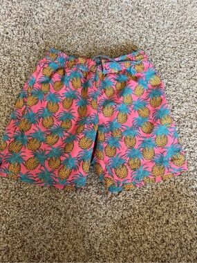 First Wave 10-12 Boys Pineapple Print Swim